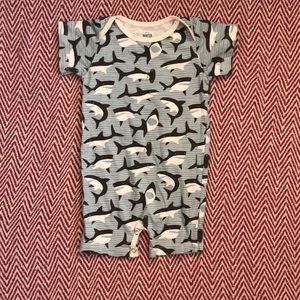 Winter Water Factory Romper Shark Print